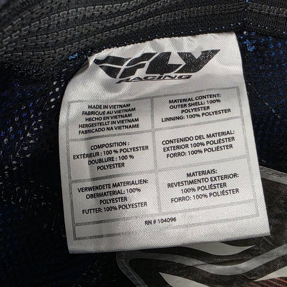 Fly Racing Pants F-16 Blue Size 18 - Picture 12 of 14